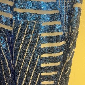 Sequins bell bottoms S